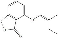 1(3H)-Isobenzofuranone, 3-butylidene-7-methoxy-, (Z)- 结构式