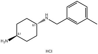 (1R*,4R*)-N1-(3-Methylbenzyl)cyclohexane-1,4-diamine dihydrochloride 结构式