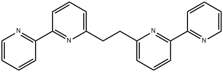 1,2-二([2,2'-联吡啶]-6-基)乙烷 结构式