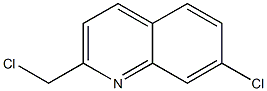 Quinoline, 7-chloro-2-(chloromethyl)- 结构式