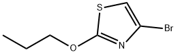 4-Bromo-2-(n-propoxy)thiazole 结构式