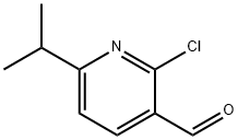 2-氯-6-异丙基烟醛 结构式