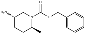 (2S,5S)-5-氨基-2-甲基哌啶-1-羧酸苄酯 结构式