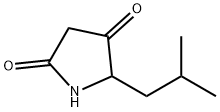 5-isobutylpyrrolidine-2,4-dione 结构式