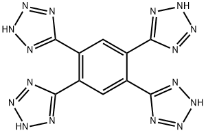 1,2,4,5-四(1H-四氮唑-5-基)苯 结构式