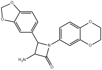 3-Amino-4-benzo[1,3]dioxol-5-yl-1-(2,3-dihydro-benzo[1,4]dioxin-6-yl)-azetidin-2-one