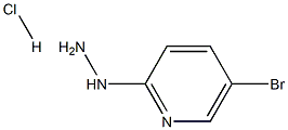 5-bromo-2-hydrazinylpyridine hydrochloride 结构式