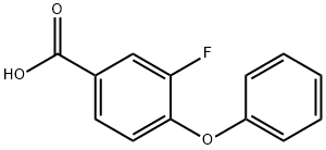 3-(4-FLUOROPHENOXY)BENZOIC ACID 结构式