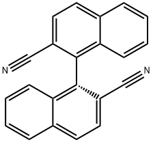 (1R)-[1,1'-联萘]-2,2'-二腈 结构式