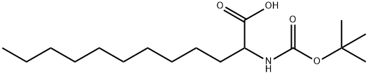 BOC-RS-2-氨基十二酸 结构式