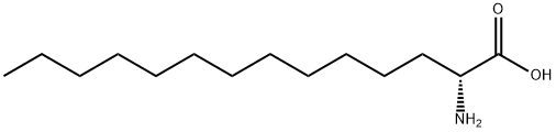 (R)-2-氨基十四烷酸 结构式