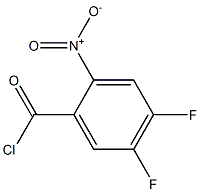 4,5-Difluoro-2-nitrobenzoyl chloride 结构式