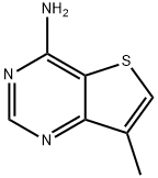 7-methylthieno[3,2-d]pyrimidin-4-amine 结构式