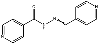 4-吡啶羧酸2-（4-吡啶基亚甲基）酰肼 结构式
