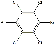 Benzene,1,4-dibromo-2,3,5,6-tetrachloro- 结构式