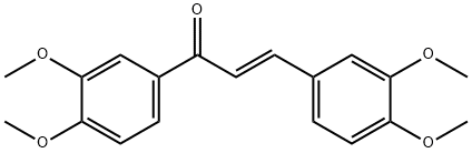 (2E)-1,3-bis(3,4-dimethoxyphenyl)prop-2-en-1-one 结构式
