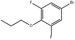 5-溴-1,3-二氟-2-丙氧基苯 结构式