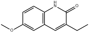 3-ethyl-6-methoxy-1,2-dihydroquinolin-2-one 结构式