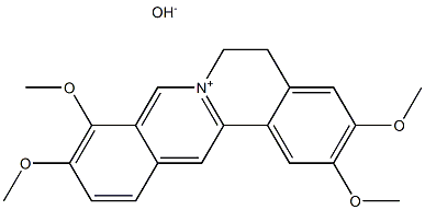 化合物 PALMATINE HYDROXIDE 结构式