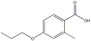 2-Methyl-4-n-propoxybenzoic acid 结构式