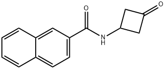 N-(3-OXOCYCLOBUTYL)-2-NAPHTHAMIDE 结构式