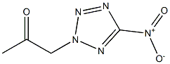 1-(5-硝基-2H-四唑-2-基)丙烷-2-酮 结构式