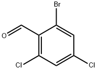 2,4-二氯-6-溴苯甲醛 结构式