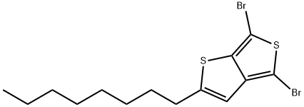 4,6-二溴-2-辛基噻吩并[3,4-B]噻吩 结构式