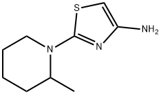 2-(2-Methyl-piperidin-1-yl)-thiazol-4-ylamine 结构式
