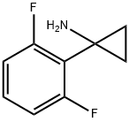 1-(2,6-二氟苯基)环丙胺 结构式