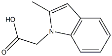 2-(1H-吲哚-1-基)丙酸 结构式