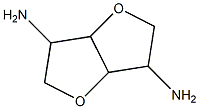 六氢呋喃[3,2-B]呋喃-3,6-二胺 结构式