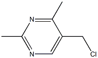 5-(氯甲基)-2,4-二甲基嘧啶 结构式