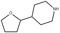 4-(oxolan-2-yl)piperidine 结构式