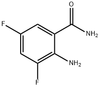 2-Amino-3,5-difluorobenzamide 结构式