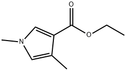 1,4-二甲基-1H-吡咯-3-甲酸乙酯 结构式