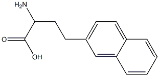 a-Amino-2-naphthalenebutanoic acid 结构式