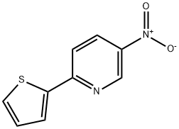 5-Nitro-2-(thiophen-2-yl)pyridine 结构式