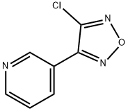 3-(4-Chloro-furazan-3-yl)-pyridine 结构式