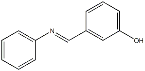 Phenol, 3-[(phenylimino)methyl]- 结构式