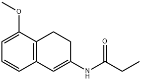 N-(3,4-二氢-5-甲氧基-2-萘基)丙酰胺 结构式
