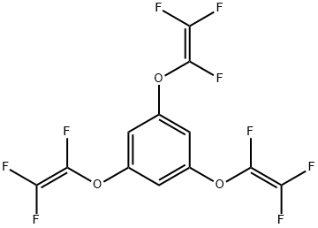Benzene, 1,3,5-tri[(trifluoroethenyl)oxy]- 结构式