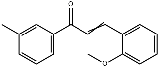 (2E)-3-(2-methoxyphenyl)-1-(3-methylphenyl)prop-2-en-1-one 结构式