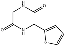 3-(噻吩-2-基)哌嗪-2,5-二酮 结构式