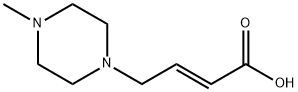 (E)-4-(4-METHYLPIPERAZIN-1-YL)BUT-2-ENOIC ACID 结构式