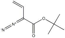 3-Butenoic acid, 2-diazo-, 1,1-dimethylethyl ester 结构式