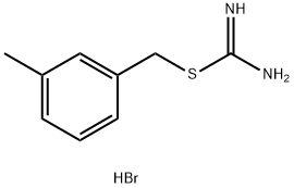 {[(3-methylphenyl)methyl]sulfanyl}methanimidamide hydrobromide 结构式