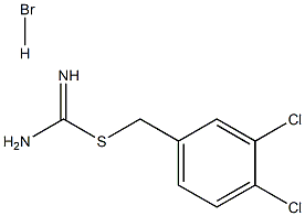 {[(3,4-dichlorophenyl)methyl]sulfanyl}methanimidamide hydrobromide 结构式