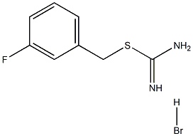 {[(3-fluorophenyl)methyl]sulfanyl}methanimidamide hydrobromide 结构式