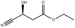 (S)-Ethyl 3-cyano-3-hydroxypropanoate 结构式